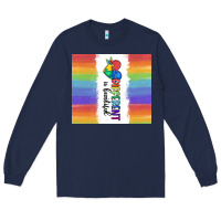Navy different is beautiful Long Sleeve Tee - MaliasSmallBusiness