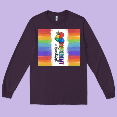 Different Is Beautiful Long Sleeve Tee Designed By Maliassmallbusiness