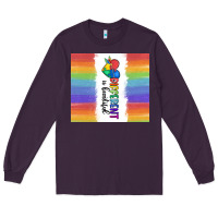 Plum different is beautiful Long Sleeve Tee - MaliasSmallBusiness