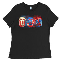 Black usa mason jars Ladies Tee - Zillion Design Studio