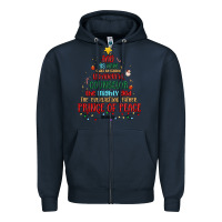 Navy his name shall be Zipper Hoodie - MaliasSmallBusiness