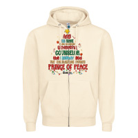 Sandshell his name shall be Zipper Hoodie - MaliasSmallBusiness