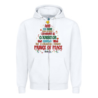 White his name shall be Zipper Hoodie - MaliasSmallBusiness