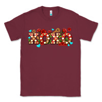 Burgundy xoxo roses and keys Classic Tee - AdoDesignShop