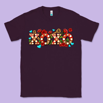 Xoxo Roses And Keys Classic Tee Designed By Adodesignshop