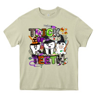 Mossy trick or teeth Heavy Core Tee - BarkalooDesign
