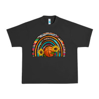 Pigment Black basketball rainbow Urban Heavy Tee - Artiststas