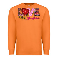 Carrot valentine's day love like jesus Premium Sweatshirt - RanaPortraitStore