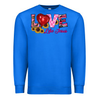 True Royal valentine's day love like jesus Premium Sweatshirt - RanaPortraitStore