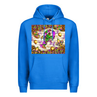 True Royal Mardi Gras with crab Premium Hoodie - NancyCooperArtShop