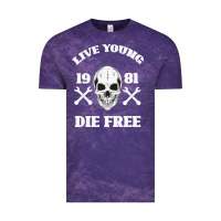 Cloud Purple Live Young Die Free Vintage Tee - Bettercallsaul