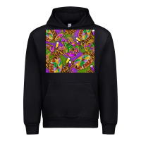 Black Mardi Gras with crabs tumbler Urban Hoodie - HowdyJamesFarm