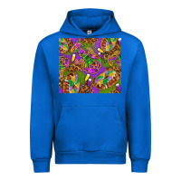 Cobalt Mardi Gras with crabs tumbler Urban Hoodie - HowdyJamesFarm