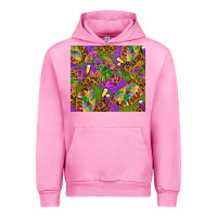 Fuchsia Pink Mardi Gras with crabs tumbler Urban Hoodie - HowdyJamesFarm