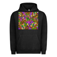 Pigment Black Mardi Gras with crabs tumbler Urban Hoodie - HowdyJamesFarm