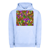 Pigment Grape Ice Mardi Gras with crabs tumbler Urban Hoodie - HowdyJamesFarm