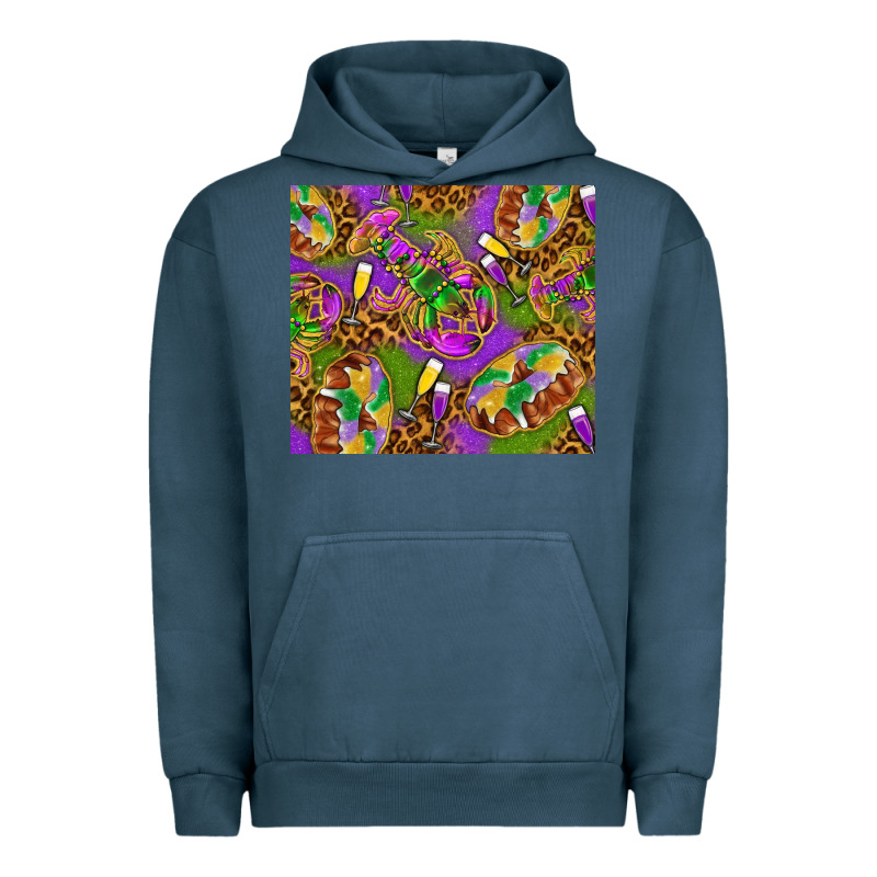 Mardi Gras With Crabs Tumbler Urban Hoodie by HowdyJamesFarm | Teevron