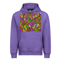 Tulip Mardi Gras with crabs tumbler Urban Hoodie - HowdyJamesFarm