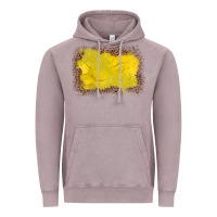 Vintage Zinc gemstone yellow leopard background Vintage Hoodie - JahusDesignShop