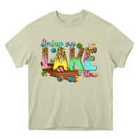 Living On Lake Time Heavy Core Tee | Teevron