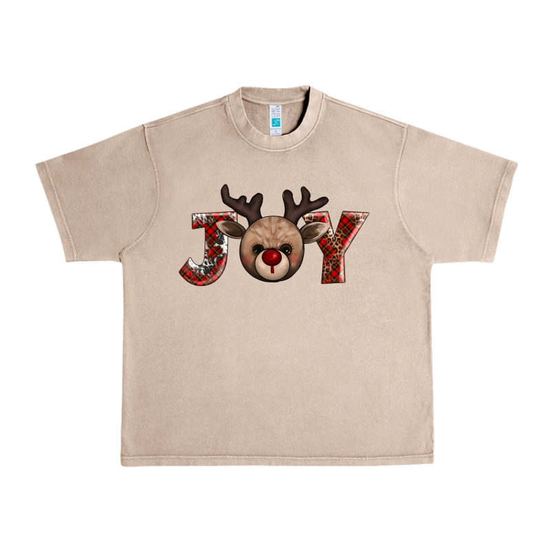 Joy Reindeer Urban Heavy Tee by AdoDesignShop | Teevron