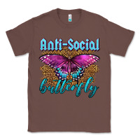 Chestnut Western Anti-Social Butterfly Classic Tee - LillyAllenDesigns