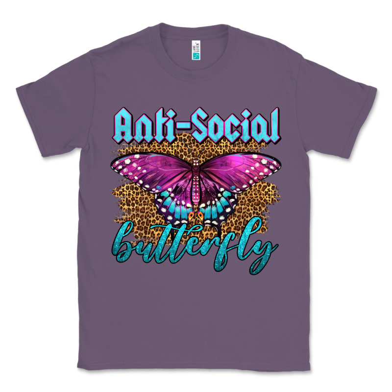 Western Anti-social Butterfly Classic Tee by LillyAllenDesigns | Teevron