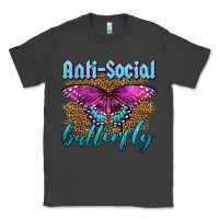 Smoke Western Anti-Social Butterfly Classic Tee - LillyAllenDesigns