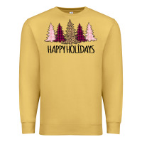 Antique Gold Happy Holidays Tree Premium Sweatshirt - Bettercallsaul