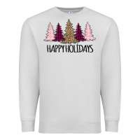 Dove Grey Happy Holidays Tree Premium Sweatshirt - Bettercallsaul