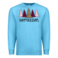 Ocean Blue Happy Holidays Tree Premium Sweatshirt - Bettercallsaul