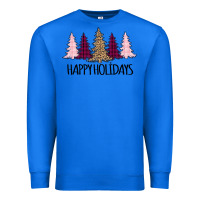 True Royal Happy Holidays Tree Premium Sweatshirt - Bettercallsaul