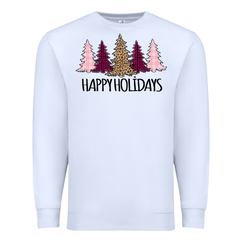 Happy Holidays Tree Premium Sweatshirt by Bettercallsaul | Teevron