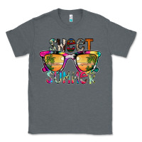 Charcoal Heather Sweet Summer Classic Tee - CowhideDigitalArt