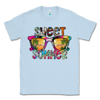 Dusty Blue Sweet Summer Classic Tee - CowhideDigitalArt