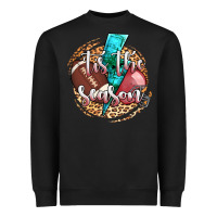 Black tis the season football helmet Heavyweight Sweatshirt - AdoDesignShop