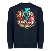 Navy tis the season football helmet Heavyweight Sweatshirt - AdoDesignShop
