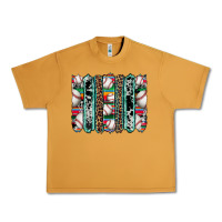 Peanut Butter baseball serape cowhide turquoise leopard glitter  brushstrokes Urban Heavy Tee - Artiststas