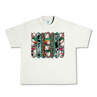 Baseball Serape Cowhide Turquoise Leopard Glitter  Brushstrokes Urban Heavy Tee | Teevron