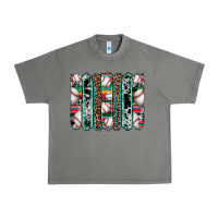 Tornado baseball serape cowhide turquoise leopard glitter  brushstrokes Urban Heavy Tee - Artiststas