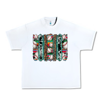 White baseball serape cowhide turquoise leopard glitter  brushstrokes Urban Heavy Tee - Artiststas