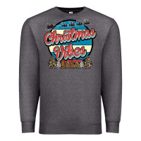 Charcoal Heather Christmas Vibes Premium Sweatshirt - Bettercallsaul