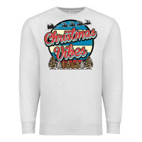Oatmeal Heather Christmas Vibes Premium Sweatshirt - Bettercallsaul