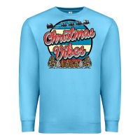Ocean Blue Christmas Vibes Premium Sweatshirt - Bettercallsaul