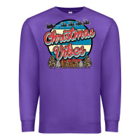 Purple Christmas Vibes Premium Sweatshirt - Bettercallsaul