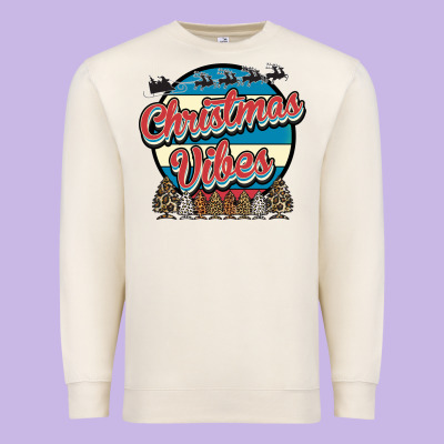 Christmas Vibes Premium Sweatshirt Designed By Bettercallsaul