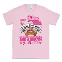 Bubblegum Pink As A Libra Girl I Was Born With My Heart On My Sleeve And A Mouth Classic Tee - Jasminsmagicworld