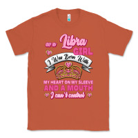 Copper As A Libra Girl I Was Born With My Heart On My Sleeve And A Mouth Classic Tee - Jasminsmagicworld