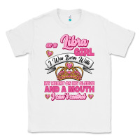 White As A Libra Girl I Was Born With My Heart On My Sleeve And A Mouth Classic Tee - Jasminsmagicworld