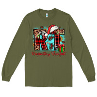 Army Green christmas rt respiratory therapist Long Sleeve Tee - JahusDesignShop